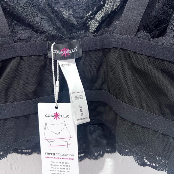 Cosabella Never Say Never Extended Sweetie Bralette M - Picture 11 of 12